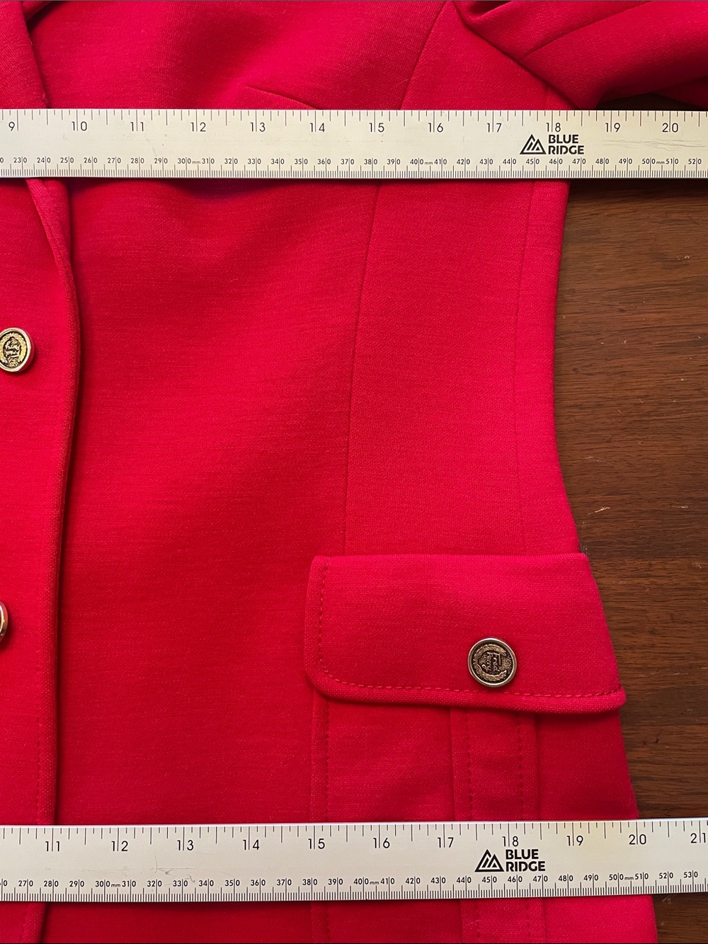 Fred Perry wool womens red blazer.  Oozing of quality.  Size 10 US fully lined - Picture 15 of 17